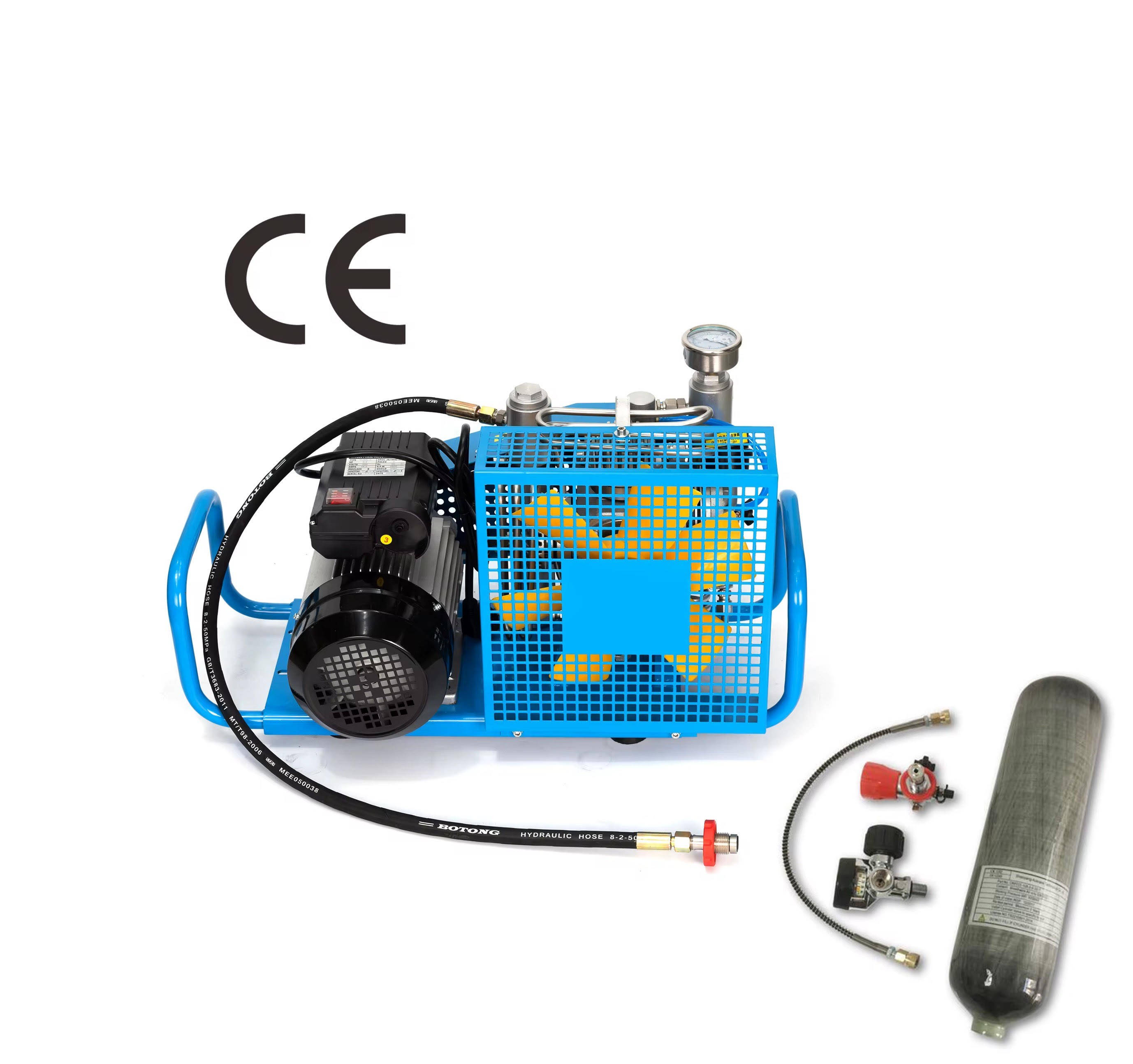 کمپرسور تک فاز TX-100 برای شارژ سیلندر تنفسی